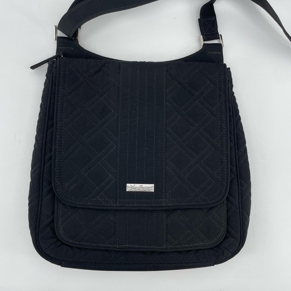 Vera Bradley Crossbody Bag Black Quilted - Picture 6 of 6